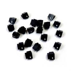 Cenovky Q 2D, 4 x 6 mm, náhradní znak (čárka), bílý prolis, 20 ks