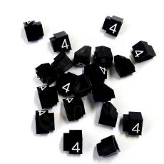 Cenovky Q 3D, 6 x 9 mm, náhradní číslo