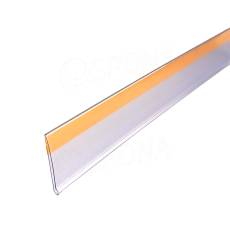 Cenovková lišta samolepicí, 40 x 1500 mm, průhledná