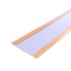 Cenovková lišta čelní 105 mm x 997 mm, samolepící, transparentní