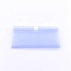 Cenovková kapsa na háček, 40 x 90 mm, průhledná