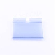 Krátká cenovková kapsa na háček s hrazdou 40 x 60 mm, transparentní