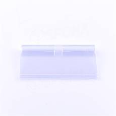 Cenovková kapsa na háček s hrazdou, 40 x 80 mm, průhledná