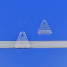 Očko k liště pro uchycení banneru, typ I kapka, čiré