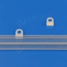 Očko k liště pro uchycení banneru, typ III PG, čiré