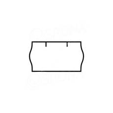 Etikety do kleští, typ CONTACT, zaoblené, 22 x 12 mm, bílé, 1500 ks