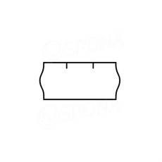 Etikety do kleští, typ CONTACT, zaoblené, 26 x 12 mm, bílé, 1500 ks