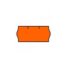 Etikety do kleští, typ CONTACT, zaoblené, 26 x 12 mm, oranžové, 1500 ks