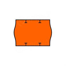 Etikety do kleští, typ START PRIX, zaoblené, 26 x 18 mm, oranžové, 1000 ks