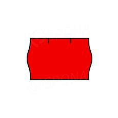 Etikety do kleští, typ CONTACT, zaoblené, 25 x 16 mm, červené, 1125 ks