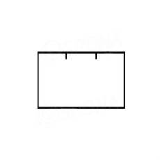 Etikety do kleští, typ CONTACT, rovné, 25 x 16 mm, bílé, 1125 ks