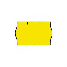 Etikety do kleští, typ CONTACT, zaoblené, 25 x 16 mm, žluté, 1125 ks