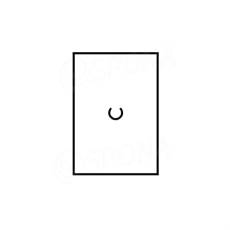 Etikety do kleští, typ MOTEX, rovné, 16 x 23 mm, bílé, 870 ks