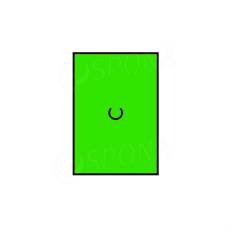 Etikety do kleští, typ MOTEX, rovné, 16 x 23 mm, zelené, 870 ks