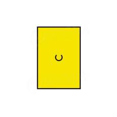 Etikety do kleští, typ MOTEX, rovné, 16 x 23 mm, žluté, 870 ks