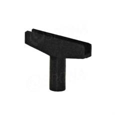 T-kus pro vytvoření stojanu, typ M, šířka 60 mm, černý