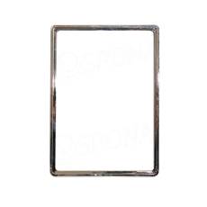 Plastový rámeček na plakáty, typ 100, formát A4, 210 x 297 mm, tloušťka 11 mm, chrom