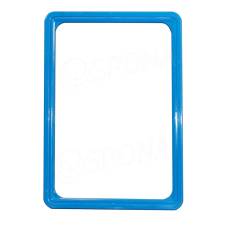 Plastový rámeček na plakáty, typ 100, formát A5, 148 x 210 mm, tloušťka 11 mm, modrý