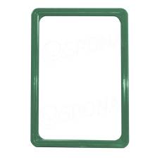 Plastový rámeček na plakáty, typ 100, formát A5, 148 x 210 mm, tloušťka 11 mm, zelený