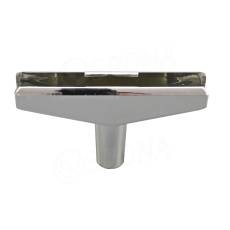 T-kus pro vytvoření stojanu, typ 100, šířka 60 mm, chrom