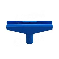 T-kus pro vytvoření stojanu, typ 100, šířka 90 mm, modrý
