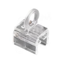 Závěsné oko 90° pro rámeček tloušťky 11 mm, typ 101A, průhledný akrylát