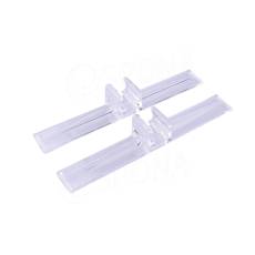 Rovný stojánek plastového rámečku tloušťky 11 mm, typ RA1 DREAMER, 2 ks