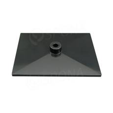 Základna stojanu 20 x 15 cm, pro tyč průměru 12 mm, černá
