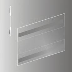 Magnetická plakátová kapsa, typ C, formát A4, na šířku, antireflexní PVC