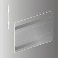 Magnetická plakátová kapsa, typ C, formát A3, na šířku, antireflexní PVC