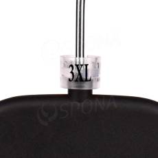 Minireitery, označení "3XL", transparentní, černý potisk, 25 ks