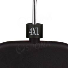 Minireitery, označení "4XL", černá barva, stříbrný potisk, 25 ks