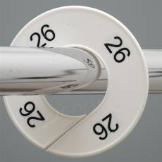 Velikostní kruh na štendr, označení