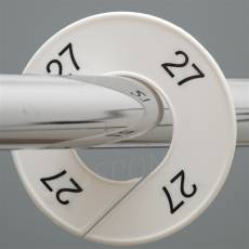 Velikostní kruh na štendr, označení