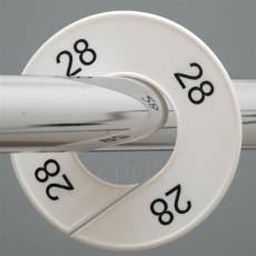 Velikostní kruh na štendr, označení