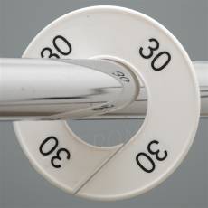 Velikostní kruh na štendr, označení