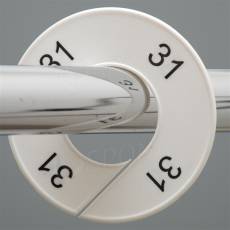 Velikostní kruh na štendr, označení