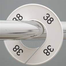 Velikostní kruh na štendr, označení