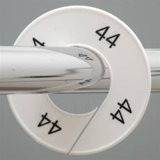 Velikostní kruh na štendr, označení