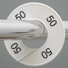 Velikostní kruh na štendr, označení 