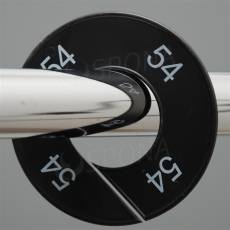 Velikostní kruh na štendr, označení 