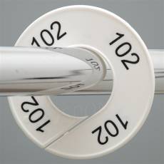 Velikostní kruh na štendr, označení