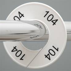 Velikostní kruh na štendr, označení