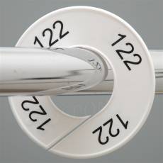 Velikostní kruh na štendr, označení