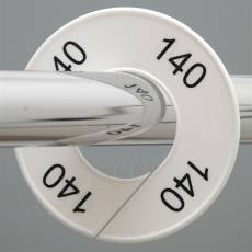 Velikostní kruh na štendr, označení