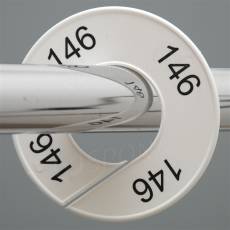 Velikostní kruh na štendr, označení