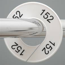 Velikostní kruh na štendr, označení