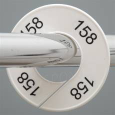 Velikostní kruh na štendr, označení