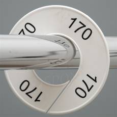 Velikostní kruh na štendr, označení