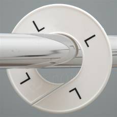 Velikostní kruh na štendr, označení